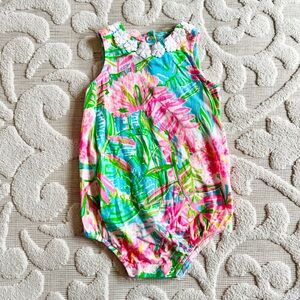 Lilly Pulitzer bubble romper 12-18 months